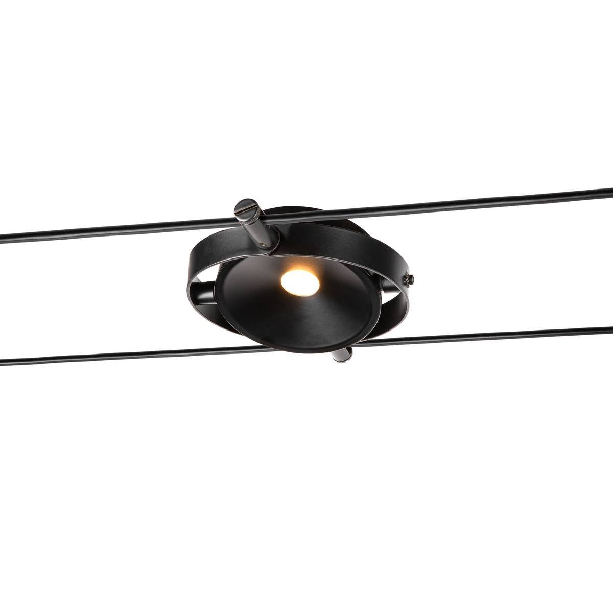 SLV No. 1002861 DURNO LED Seilleuchte f�r TENSEO Niedervolt-Seilsystem 2700K schwarz