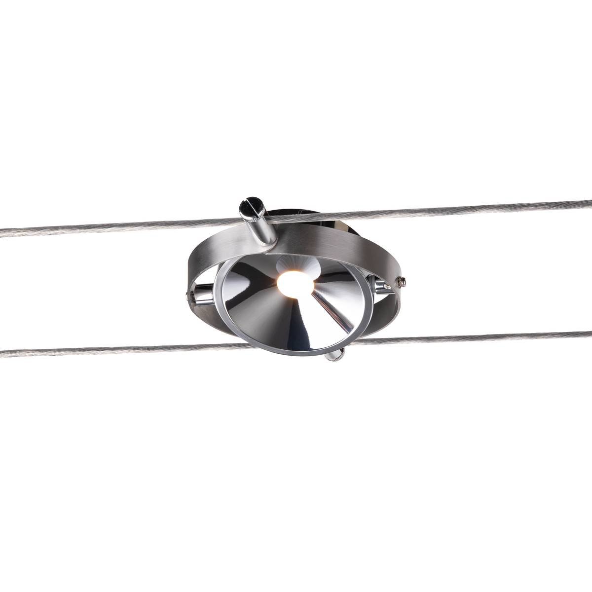 SLV No. 1002863 DURNO LED Seilleuchte f�r TENSEO Niedervolt-Seilsystem 2700K chrom