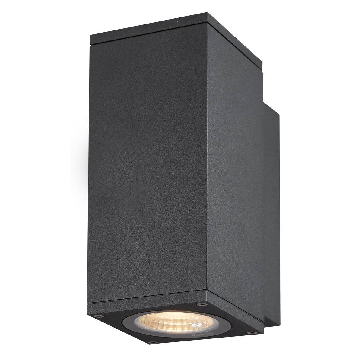 SLV No. 1003416 ENOLA SQUARE S single Outdoor LED Wandaufbauleuchte anthrazit IP 65