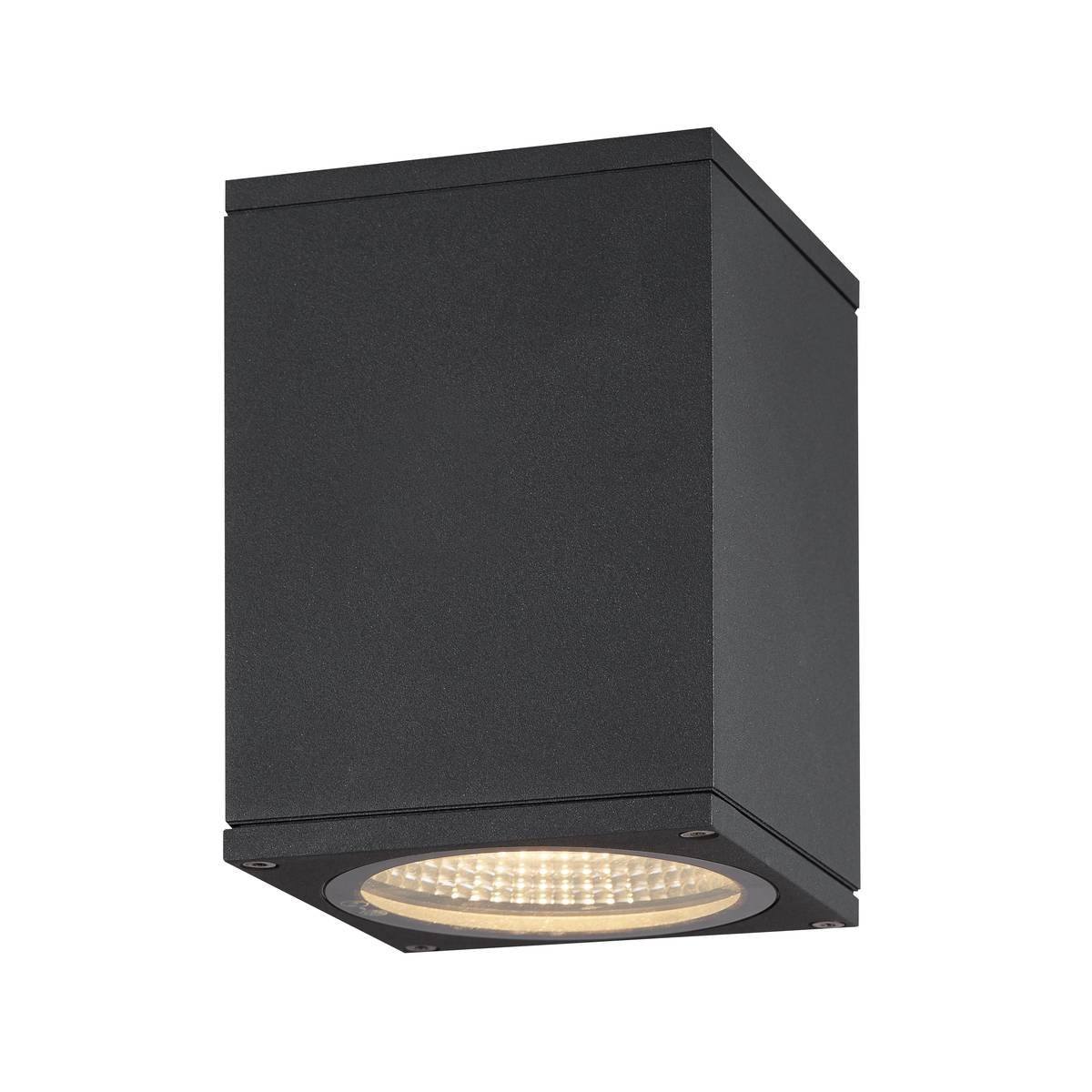 SLV No. 1003420 ENOLA SQUARE S Outdoor LED Deckenaufbauleuchte anthrazit IP 65