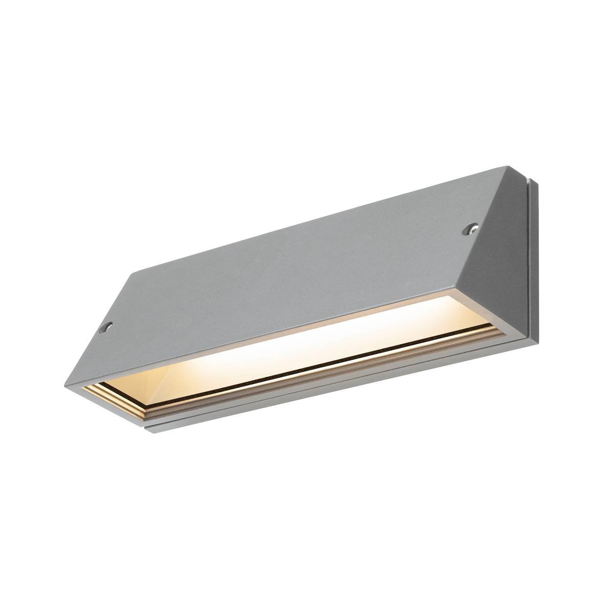 SLV No. 1003454 PEMA� WL Outdoor LED Wandaufbauleuchte grau CCT switch 3000/4000K IP65