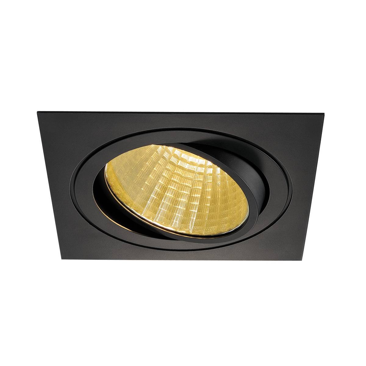 SLV No. 114280 NEW TRIA 150 LED Einbauleuchte eckig 2700K 2210lm 30� schwarz