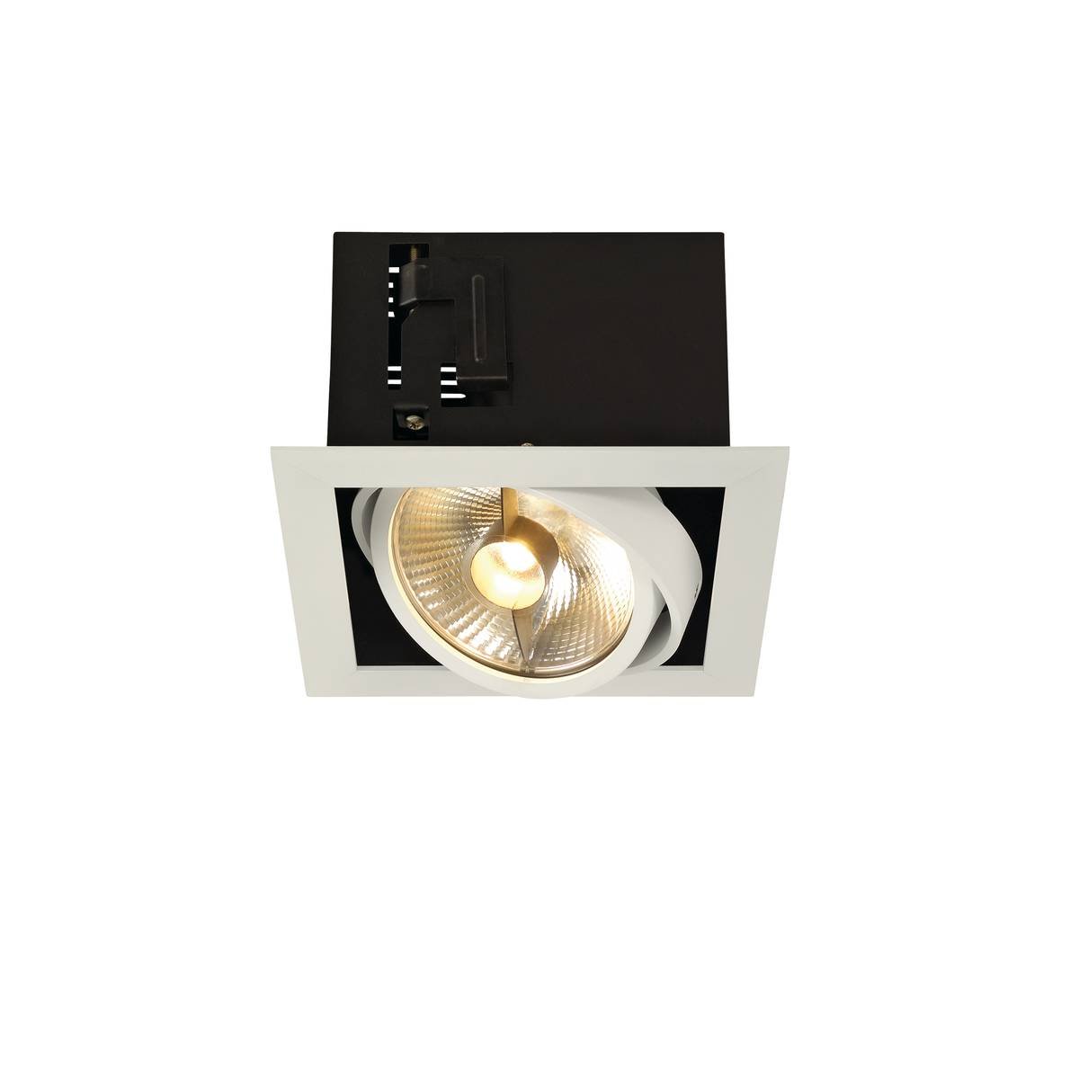 SLV No. 115541 KADUX 1 QPAR111 Downlight eckig mattweiss max. 75W