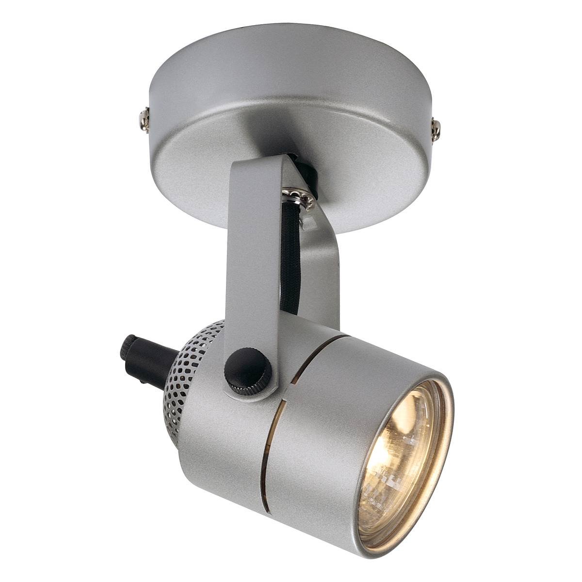 SLV No. 132024 SPOT 79 Wand- und Deckenleuchte silbergrau GU10 max. 50W