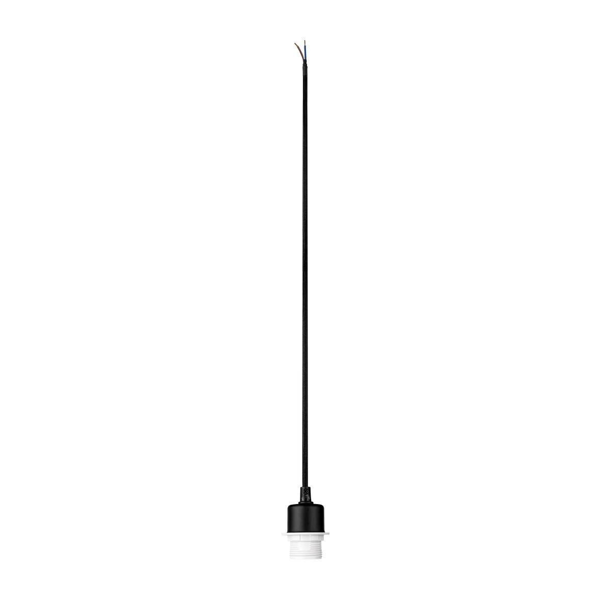 SLV No. 132660 FENDA E27 Pendelleuchte schwarz ohne Rosette ohne Schirm offenes Kabel