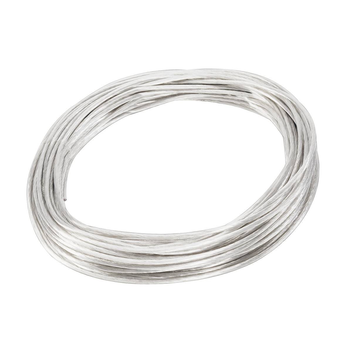 SLV No. 139031 NIEDERVOLT-SEIL f�r TENSEO Niedervolt-Seilsystem wei� 4mm� 20m