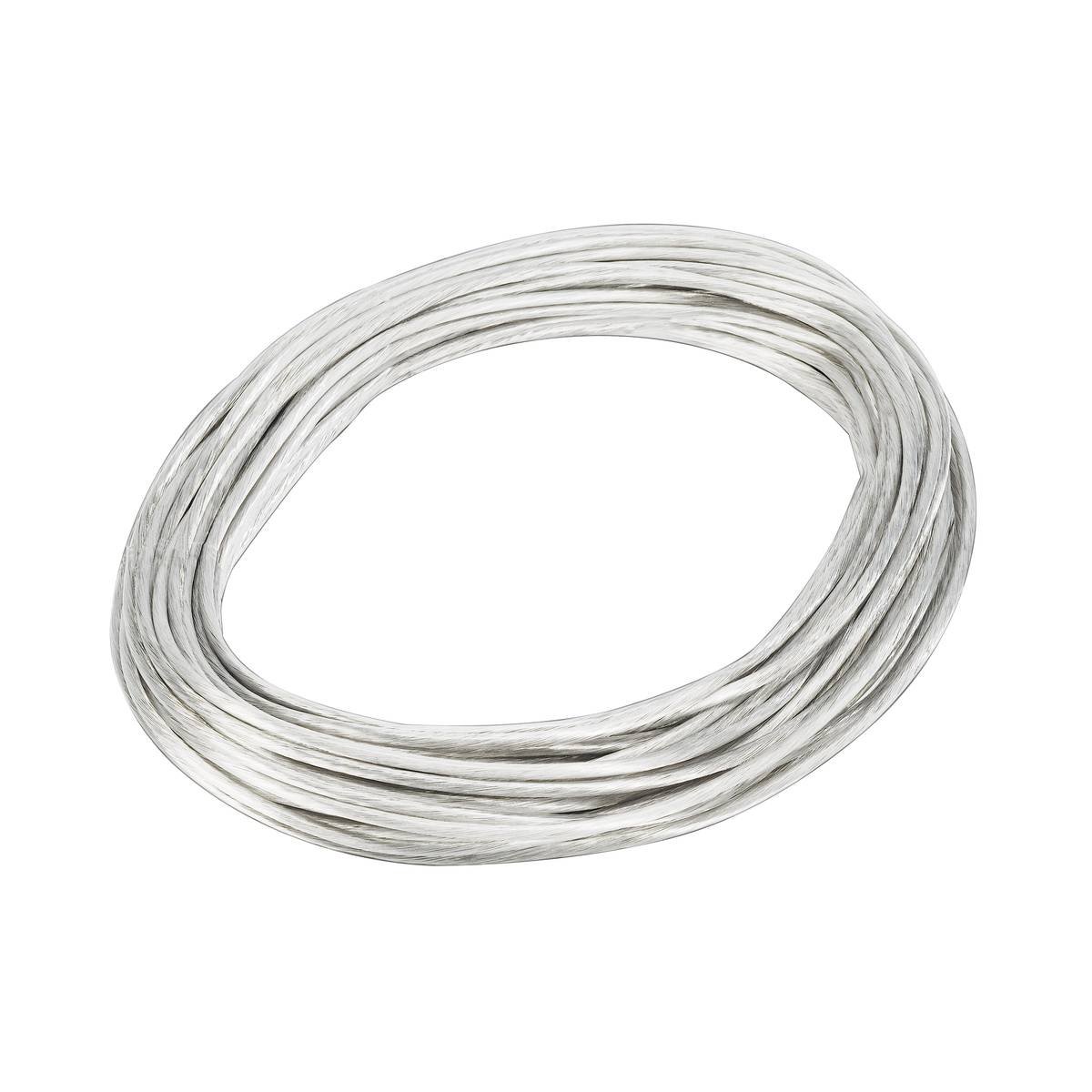 SLV No. 139051 NIEDERVOLT-SEIL f�r TENSEO Niedervolt-Seilsystem wei� 6mm� 20m