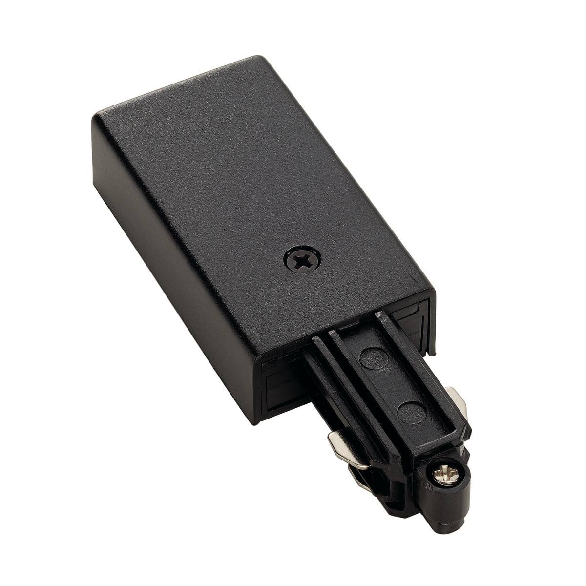 SLV No. 143030 Einspeiser f�r 1-Phasen HV-Stromschiene Aufbauversion schwarz Erde links