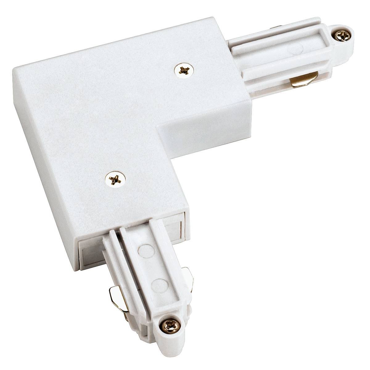 SLV No. 143051 Eckverbinder f�r 1-Phasen HV-Stromschiene Aufbauversion wei� Erde aussen