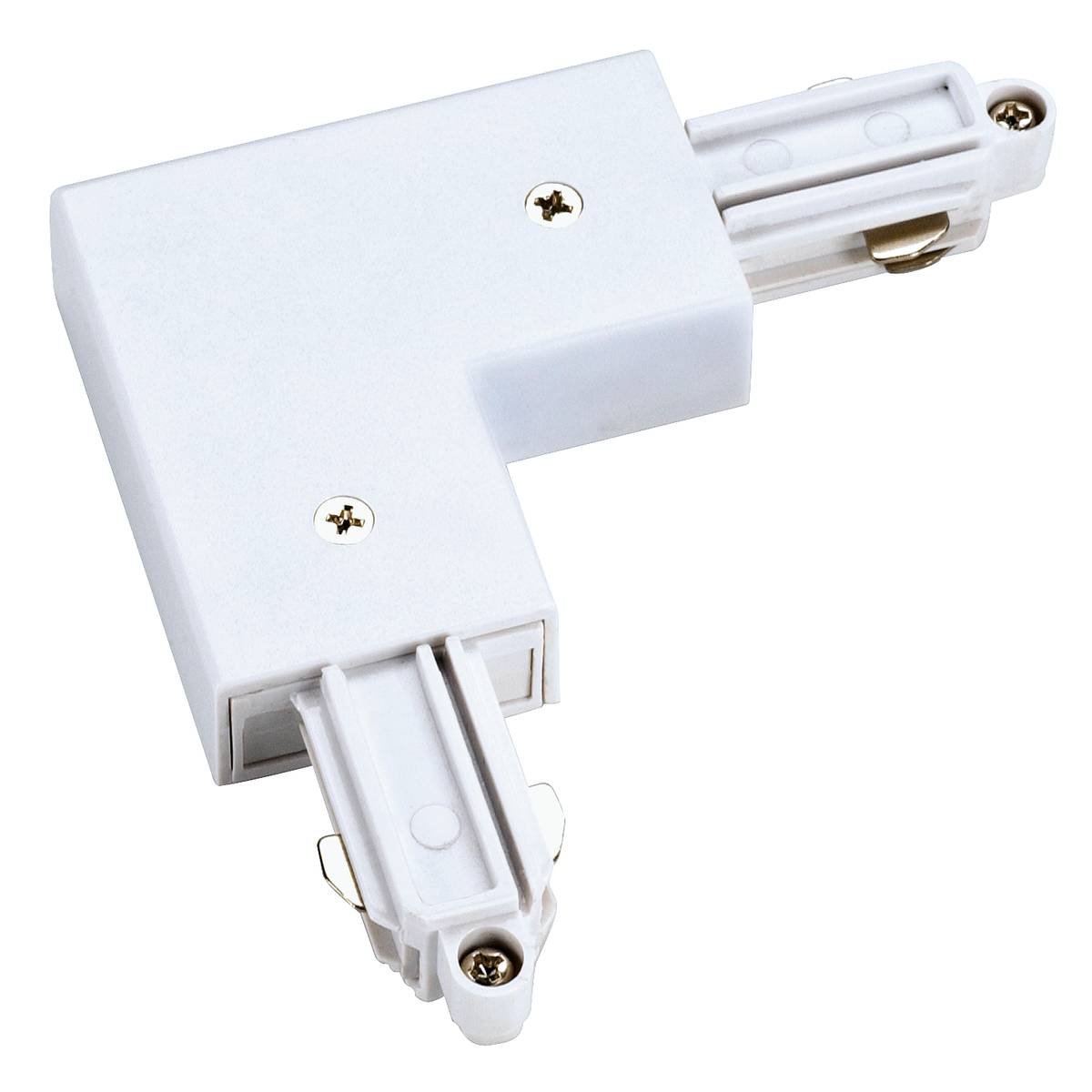 SLV No. 143061 Eckverbinder f�r 1-Phasen HV-Stromschiene Aufbauversion wei� Erde innen