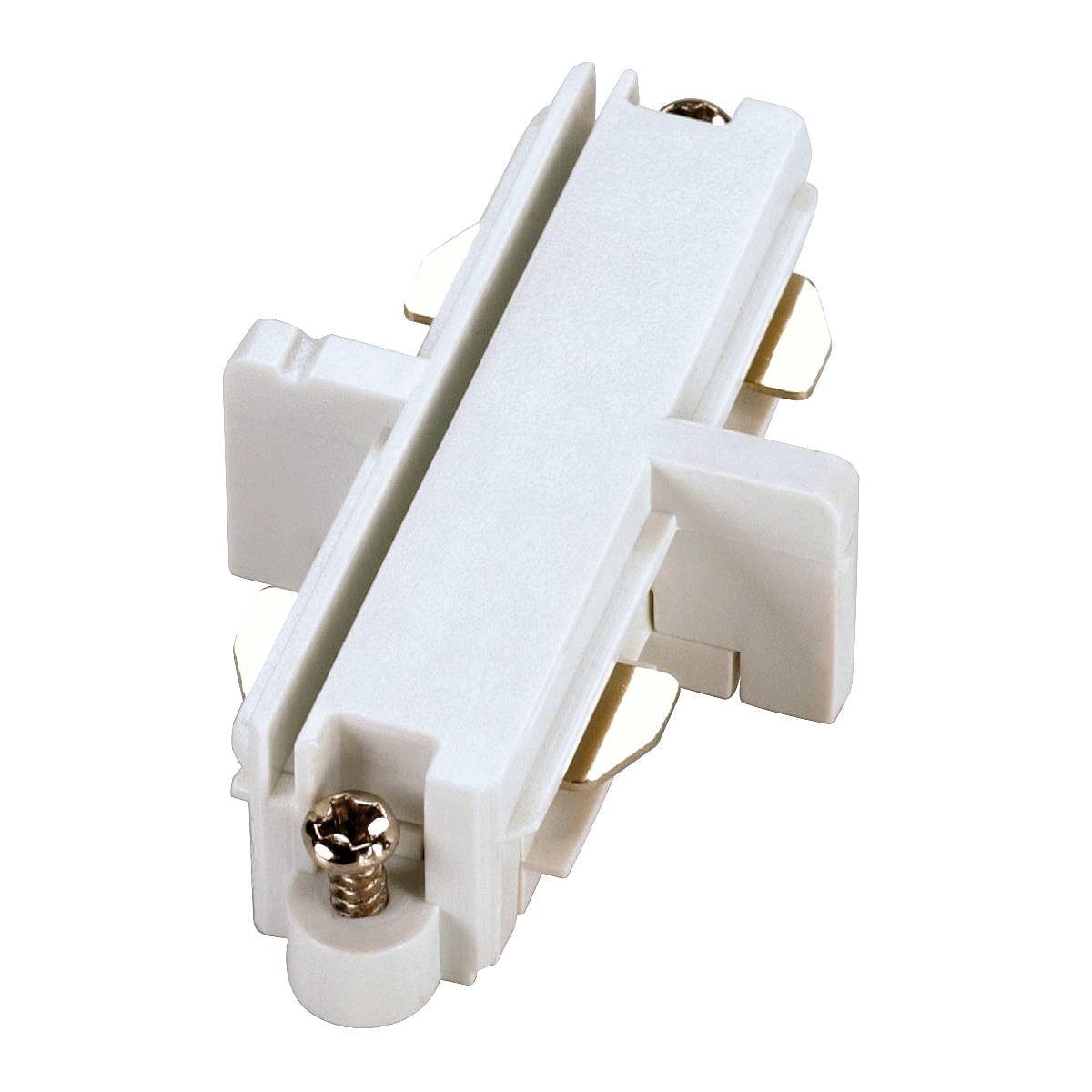 SLV No. 143091 L�ngsverbinder f�r 1-Phasen HV-Stromschiene wei� elektrisch