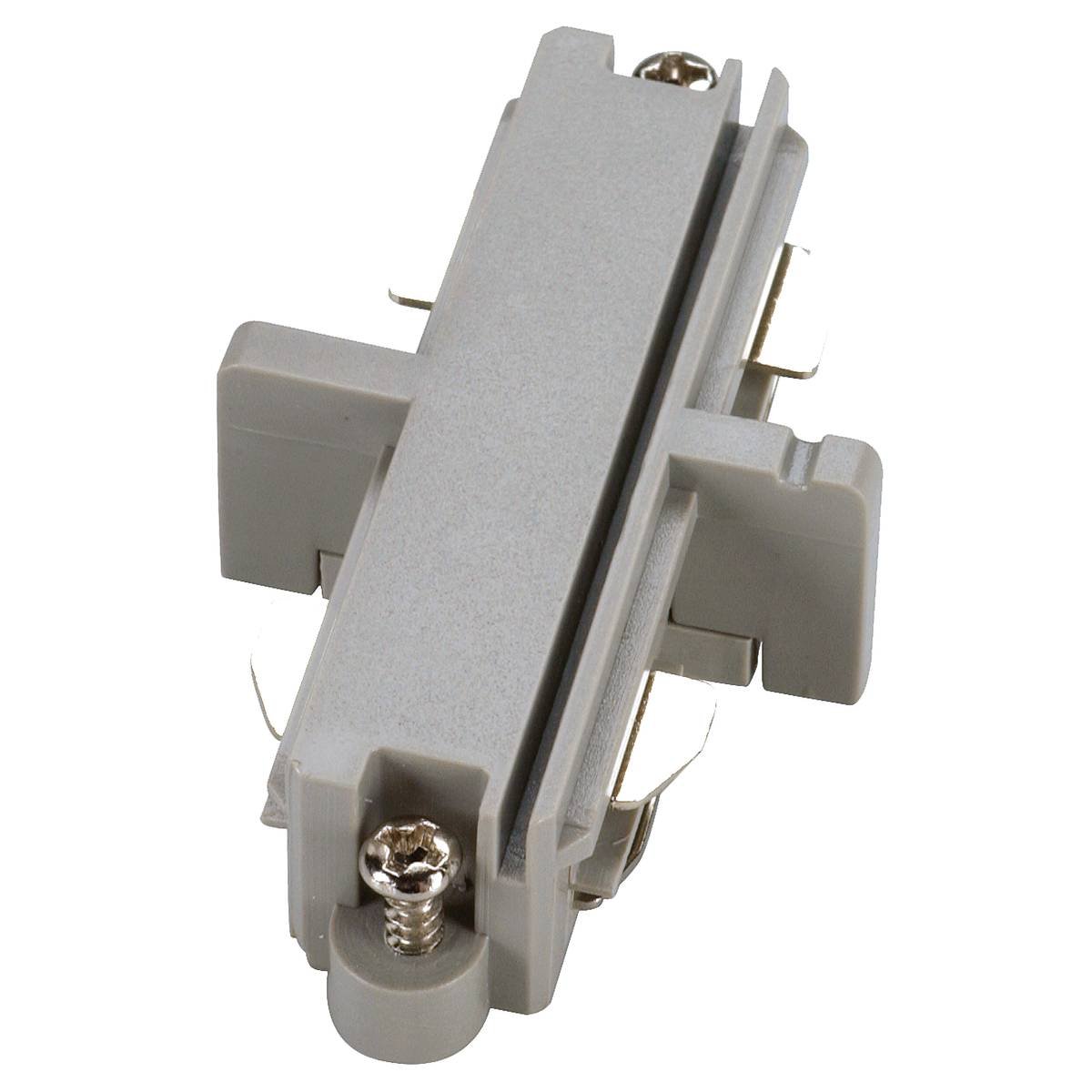SLV No. 143092 L�ngsverbinder f�r 1-Phasen HV-Stromschiene silbergrau elektrisch