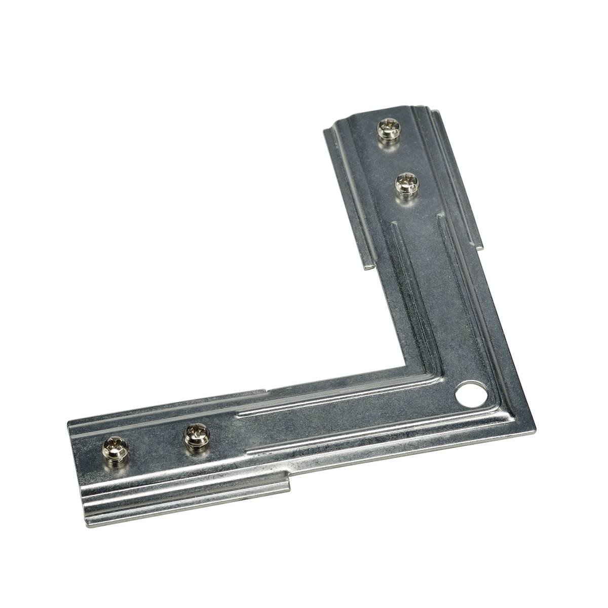 SLV No. 143152 Stabilisator Eckverbinder lang f�r 1-Phasen HV-Stromschiene nickel matt