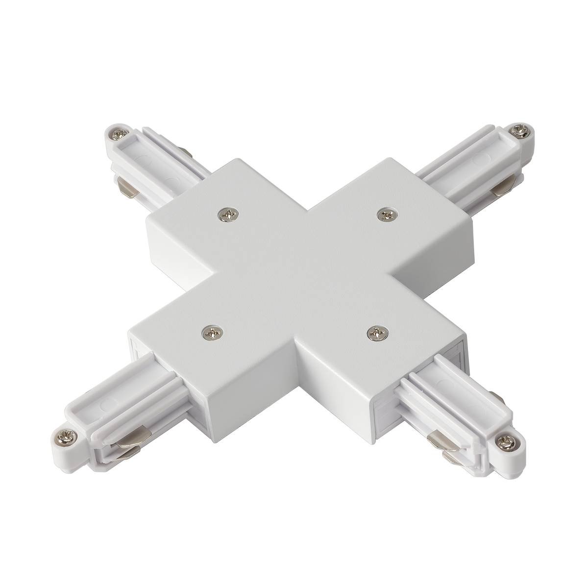 SLV No. 143161 X-Verbinder f�r 1-Phasen HV-Stromschiene Aufbauversion wei�