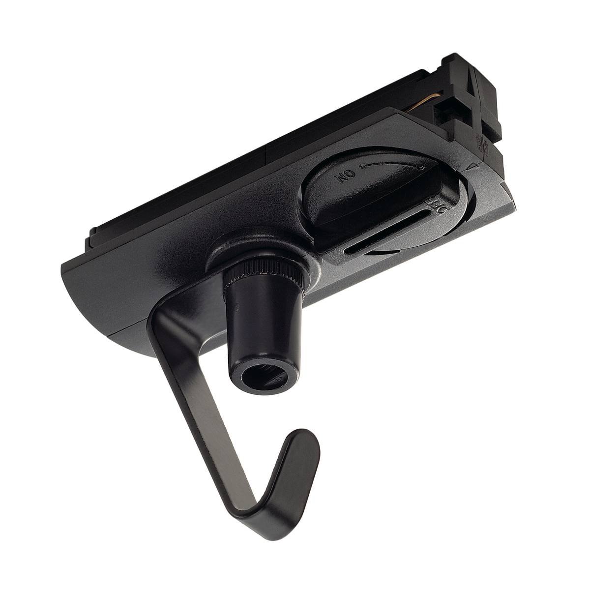 SLV No. 143170 Adapter f�r 1-Phasen Hochvoltschiene schwarz elektrisch mit Haken