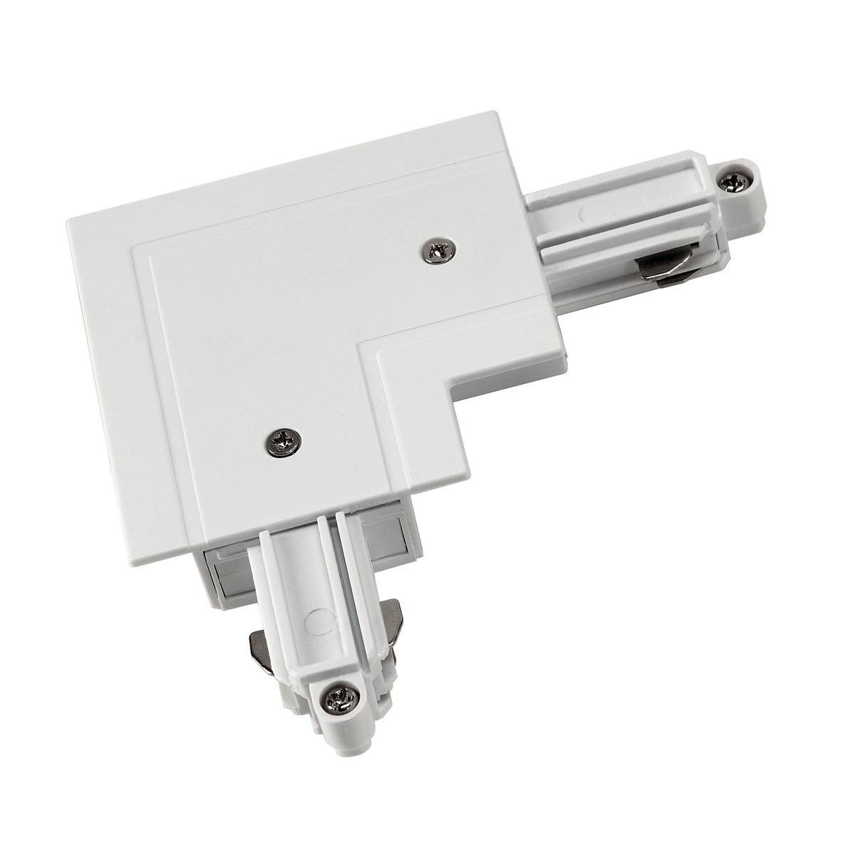 SLV No. 143261 Eckverbinder f�r 1-Phasen HV-Stromschiene Einbauversion weiss Erde innen