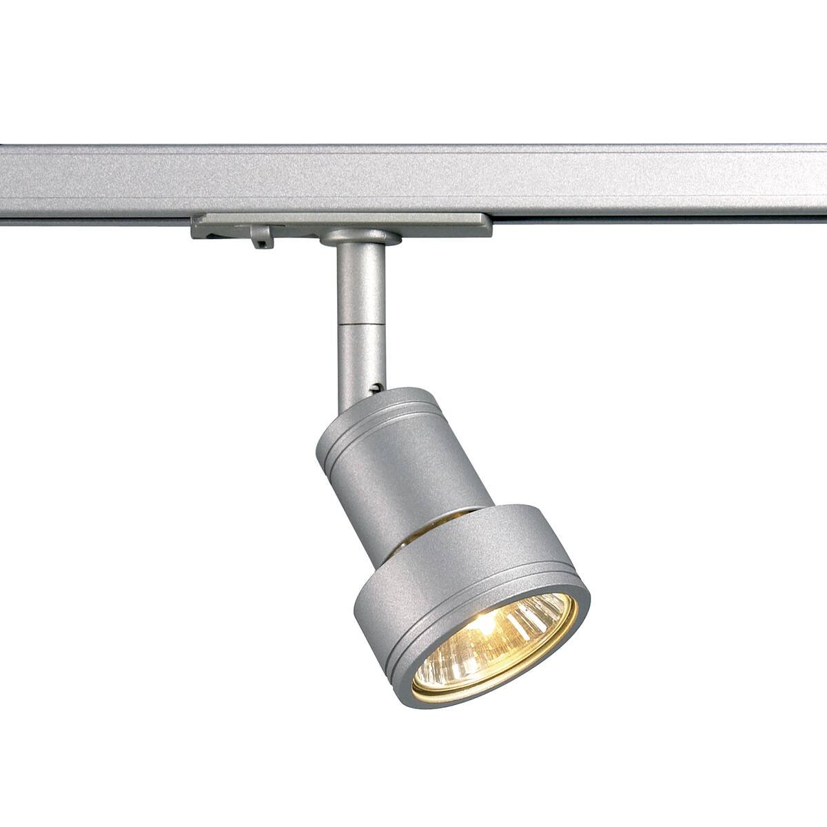 SLV No. 143392 PURI Spot silbergrau GU10 inklusive 1-Phasen-Adapter