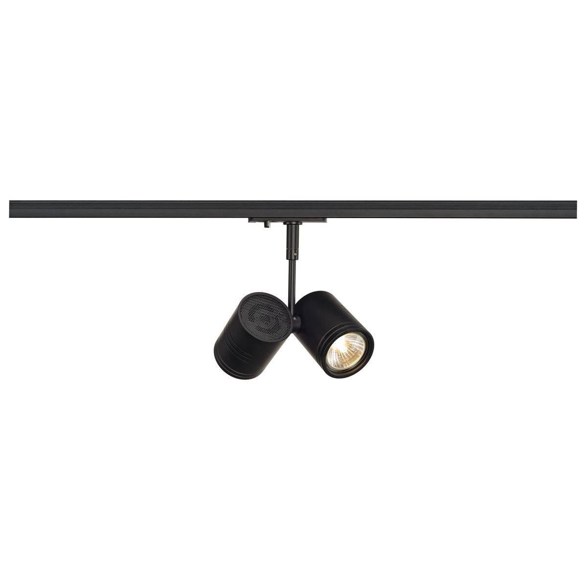 SLV No. 143430 BIMA 2 Spot schwarz GU10 inklusive 1-Phasen-Adapter