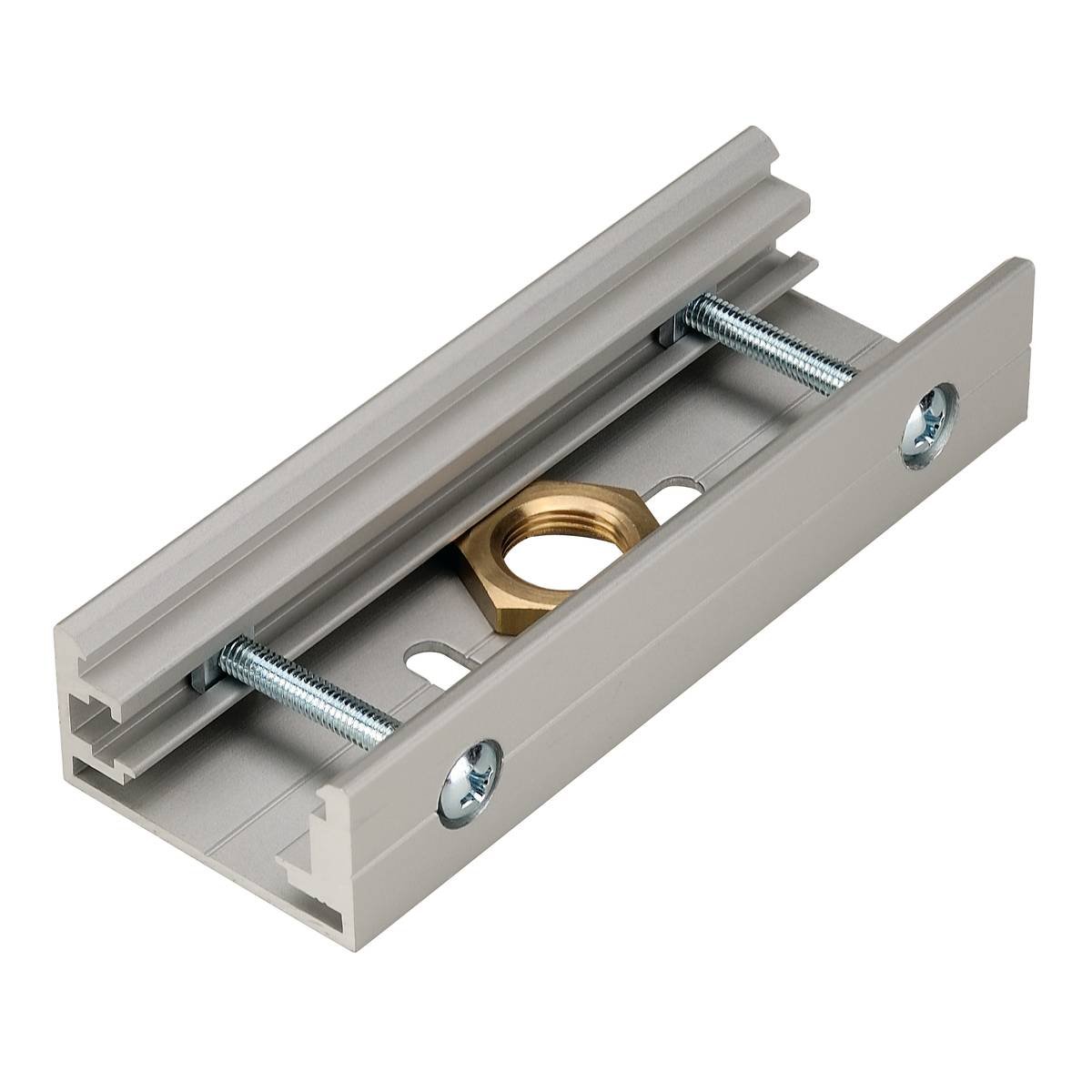 SLV No. 145604 EUTRAC Stossstellenverbinder f�r 3-Phasenschiene silbergrau