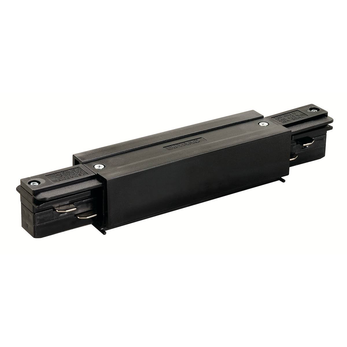 SLV No. 145660 EUTRAC L�ngsverbinder mit Einspeisem�glichkeit schwarz