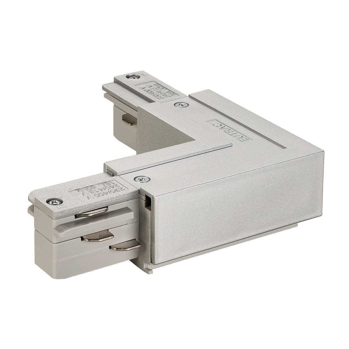 SLV No. 145674 EUTRAC L-Verbinder Erde au�en silbergrau