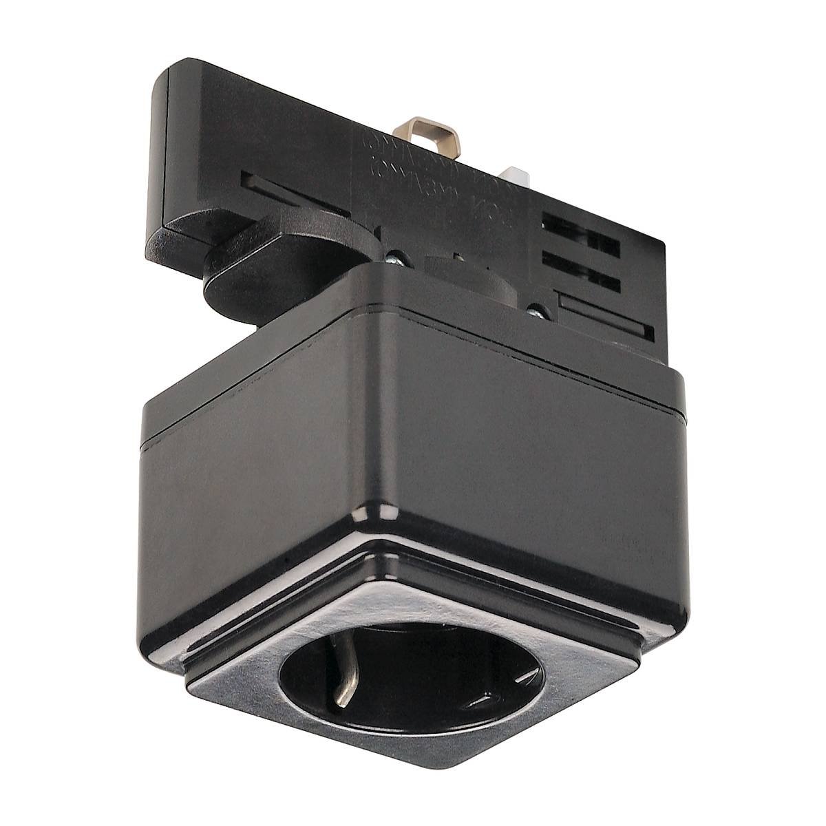SLV No. 145700 EUTRAC Schienen Steckdose schwarz