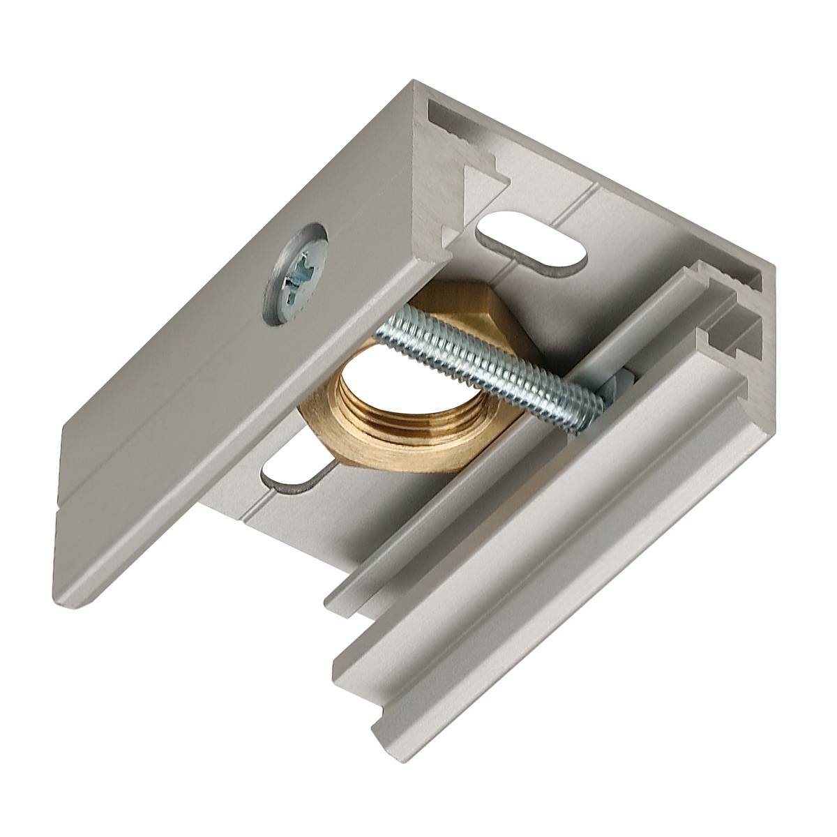 SLV No. 145734 EUTRAC Pendelclip f�r 3-Phasenstromschiene silbergrau