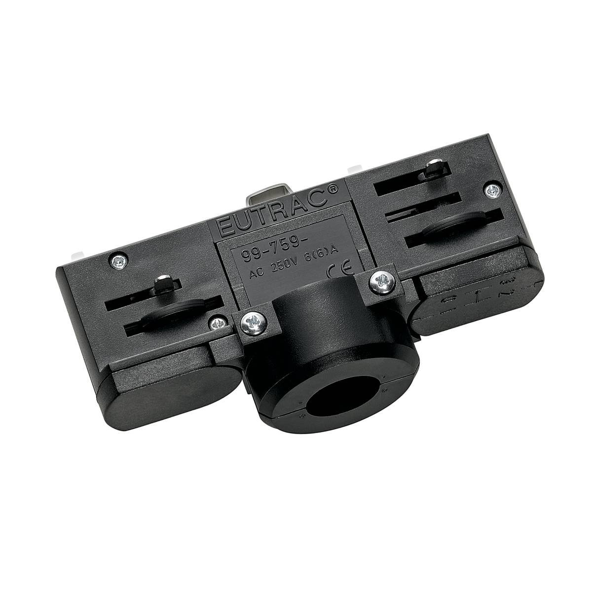 SLV No. 145990 EUTRAC Pendelleuchtenadapter f�r 3-Phasenstromschiene schwarz