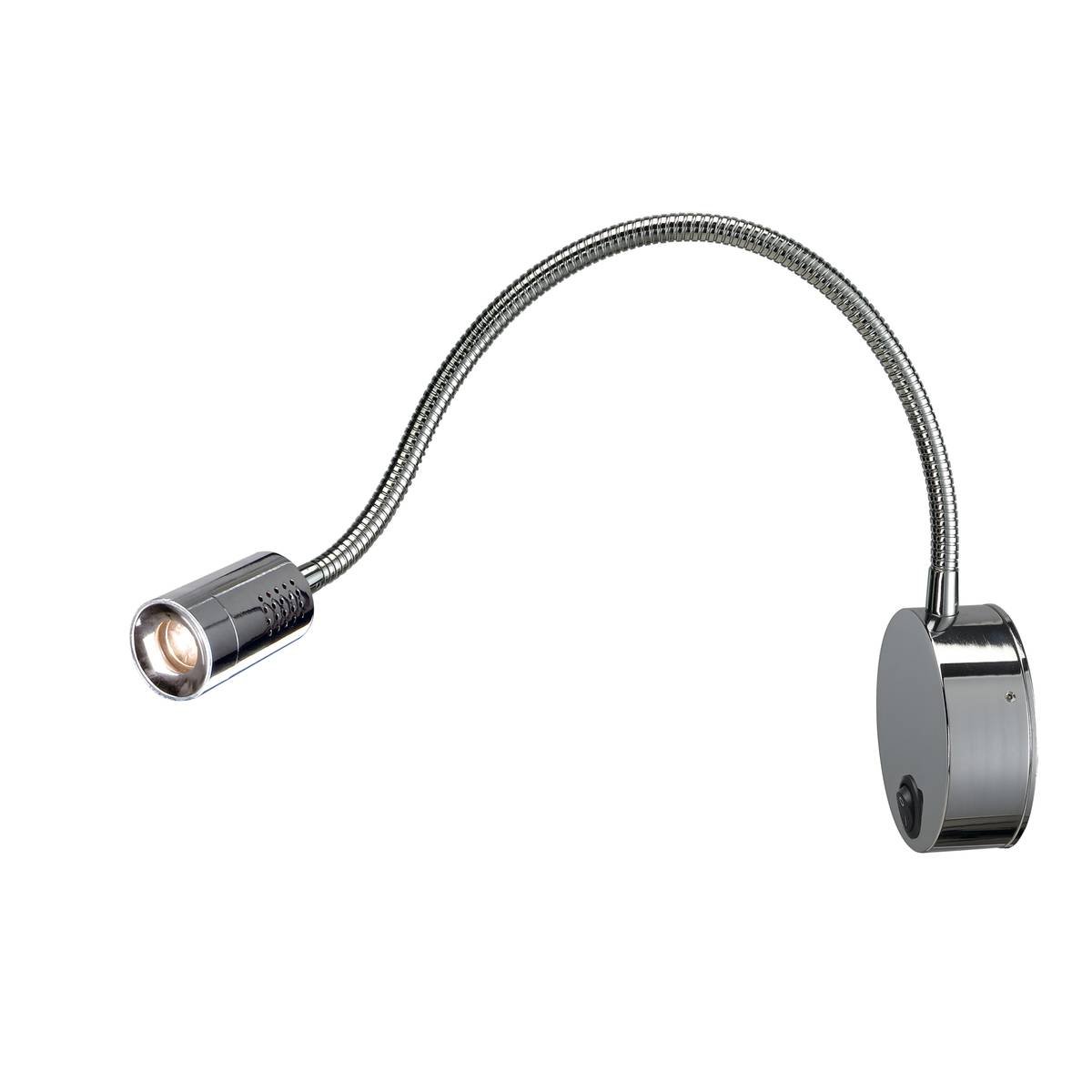 SLV No. 146682 DIO FLEX PLATE LED Wandleuchte chrom 3000K beweglich