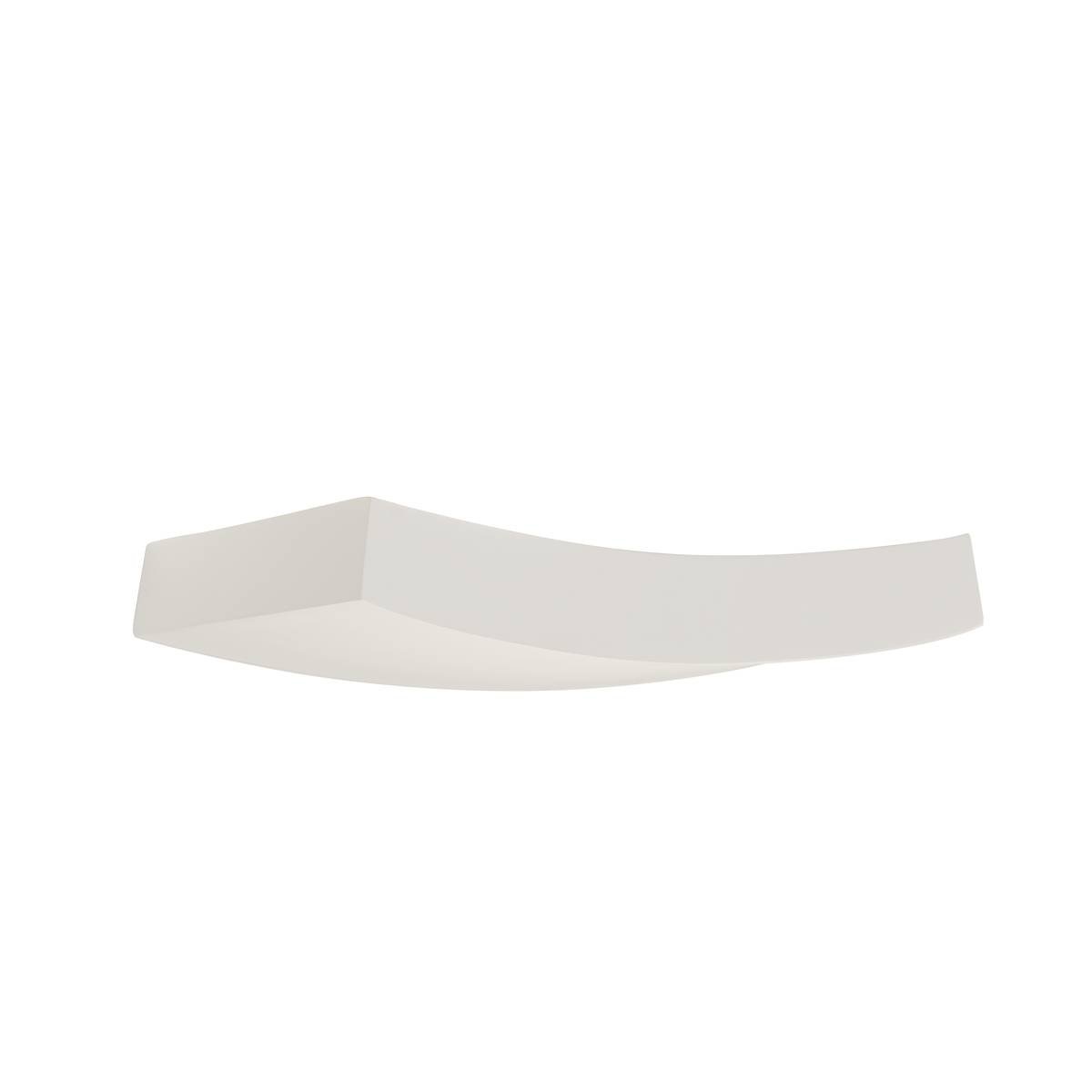SLV No. 148012 Wandleuchte Plastra 102 CURVE weisser Gips R7s 78mm
