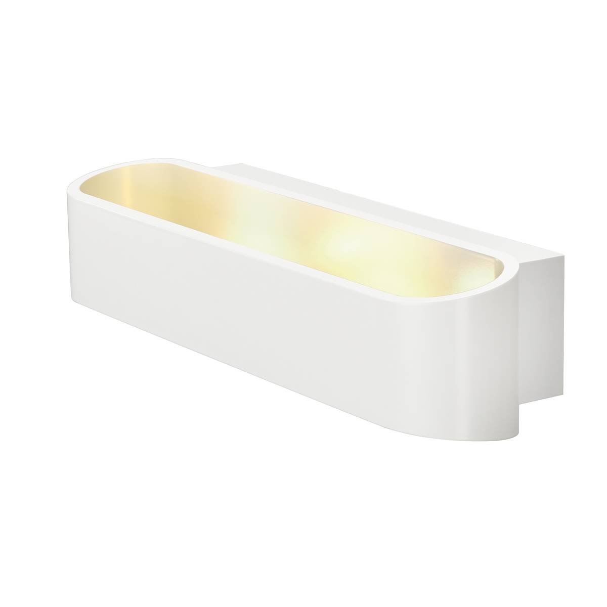 SLV No. 151271 ASSO 300 LED Wandleuchte oval weiss 3000K up and down