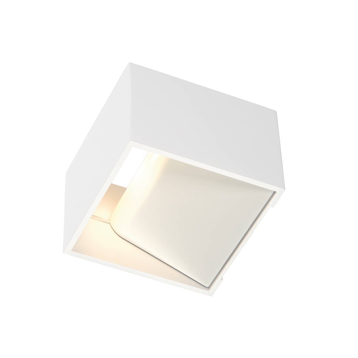SLV No. 151321 LOGS IN Wandleuchte eckig weiss LED 3000K