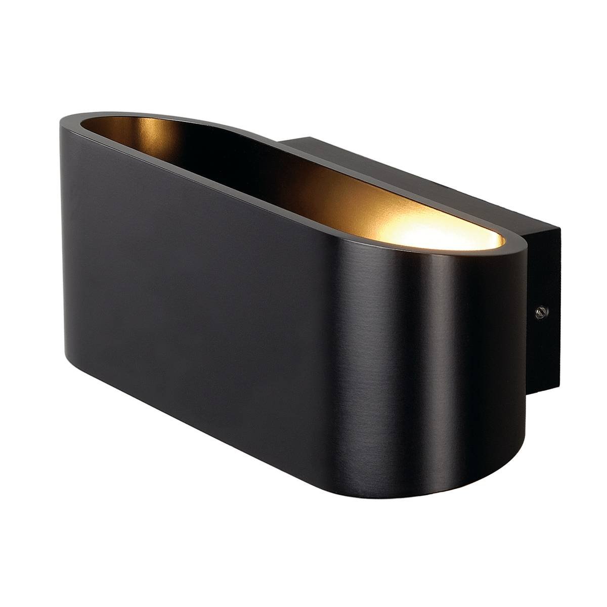 SLV No. 151450 OSSA 150 Wandleuchte oval matt black R7s 78mm up and down