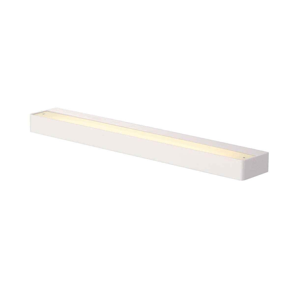 SLV No. 151781 SEDO 14 LED Wandleuchte eckig mattweiss Glas satiniert 59 cm