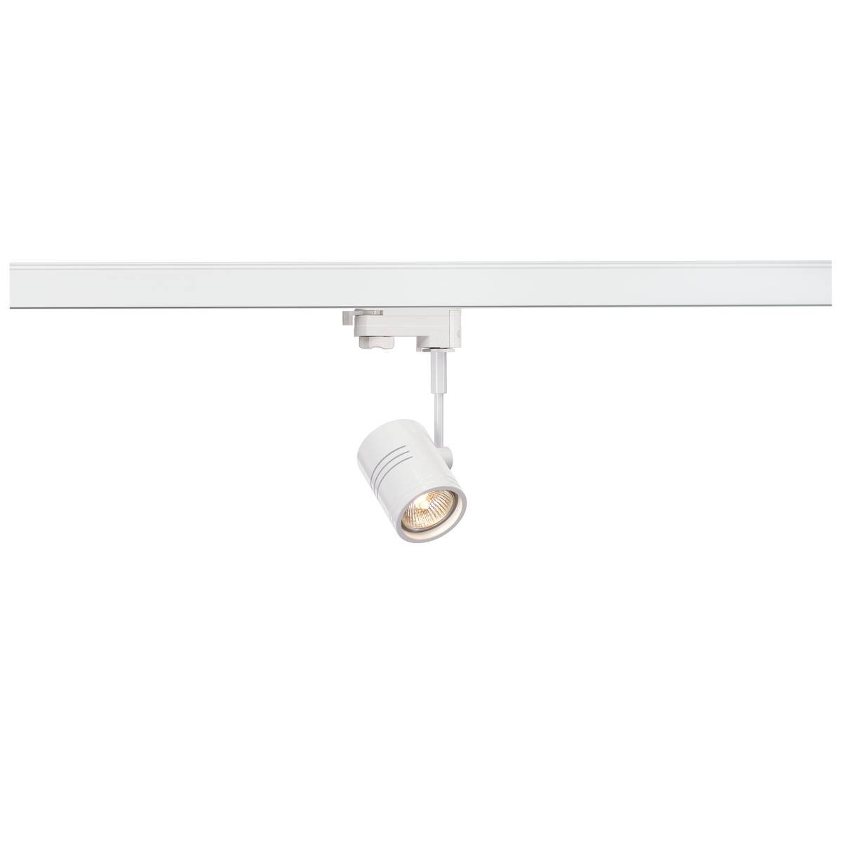 SLV No. 152241 BIMA 1 Leuchtenkopf wei� GU10 max. 50W inklusive 3Phasen-Adapter
