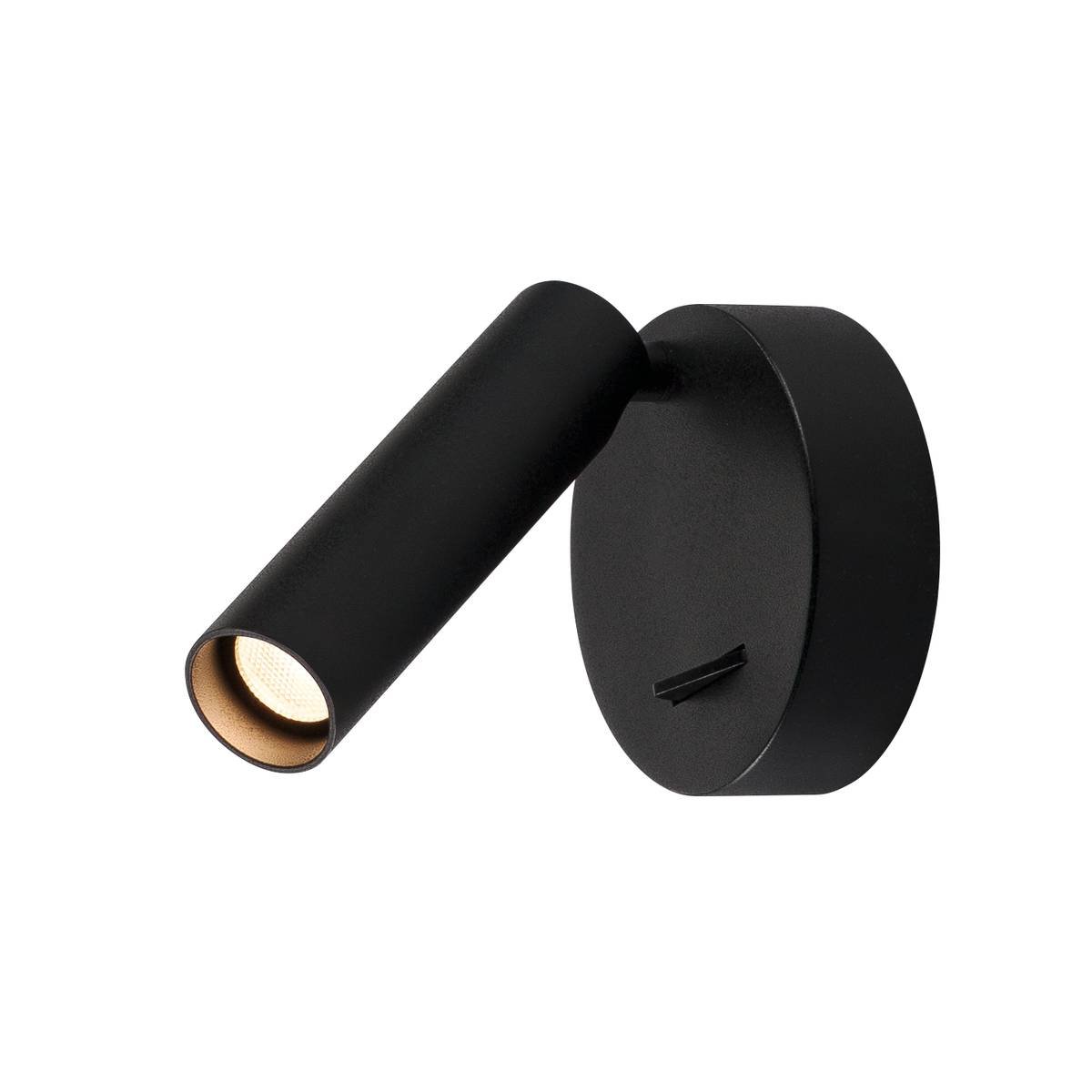 SLV No. 152340 KARPO 30 LED Wandleuchte schwarz 3000K mit Schalter
