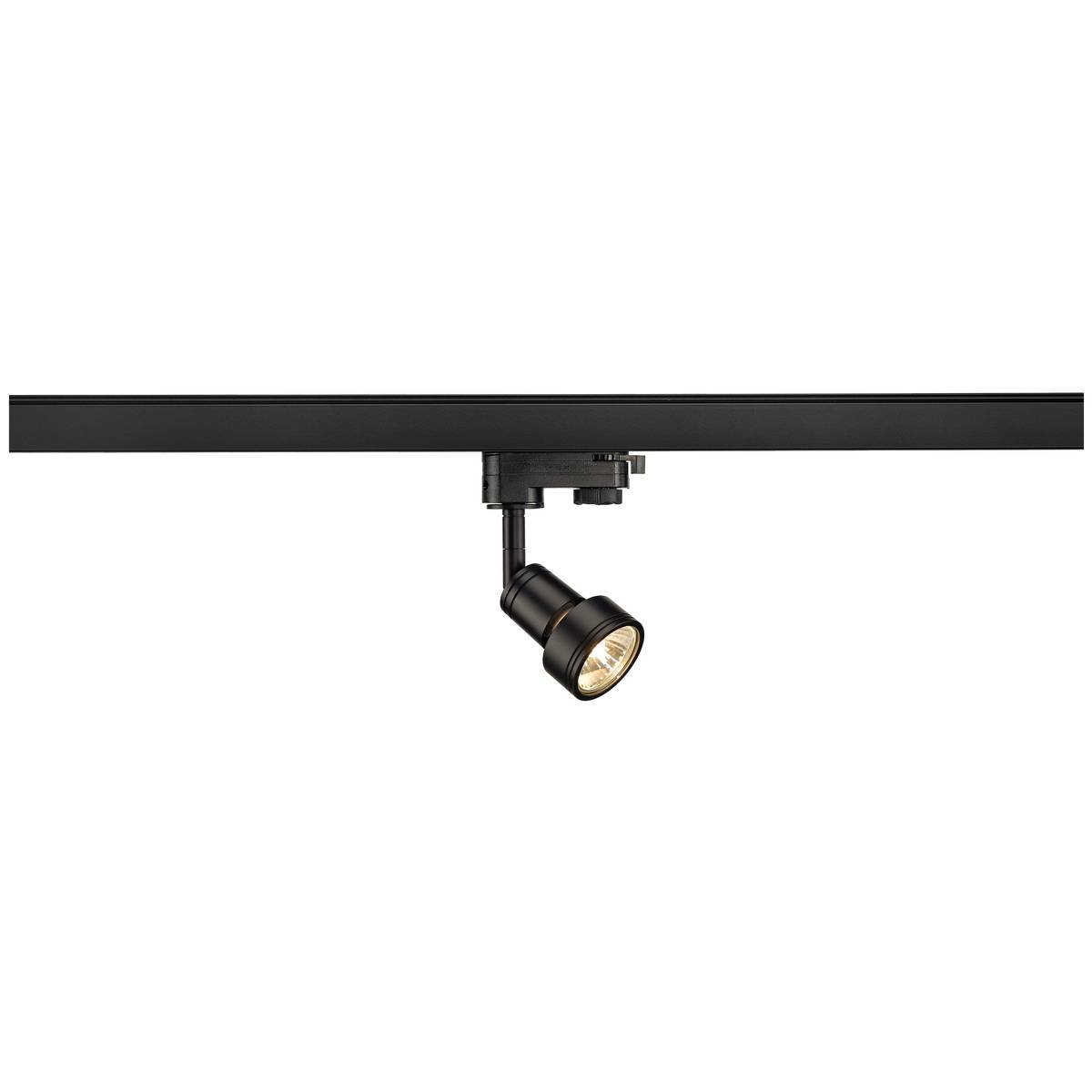 SLV No. 153560 PURI Lampenkopf schwarz GU10 max. 50W inklusive 3Phasen-Adapter