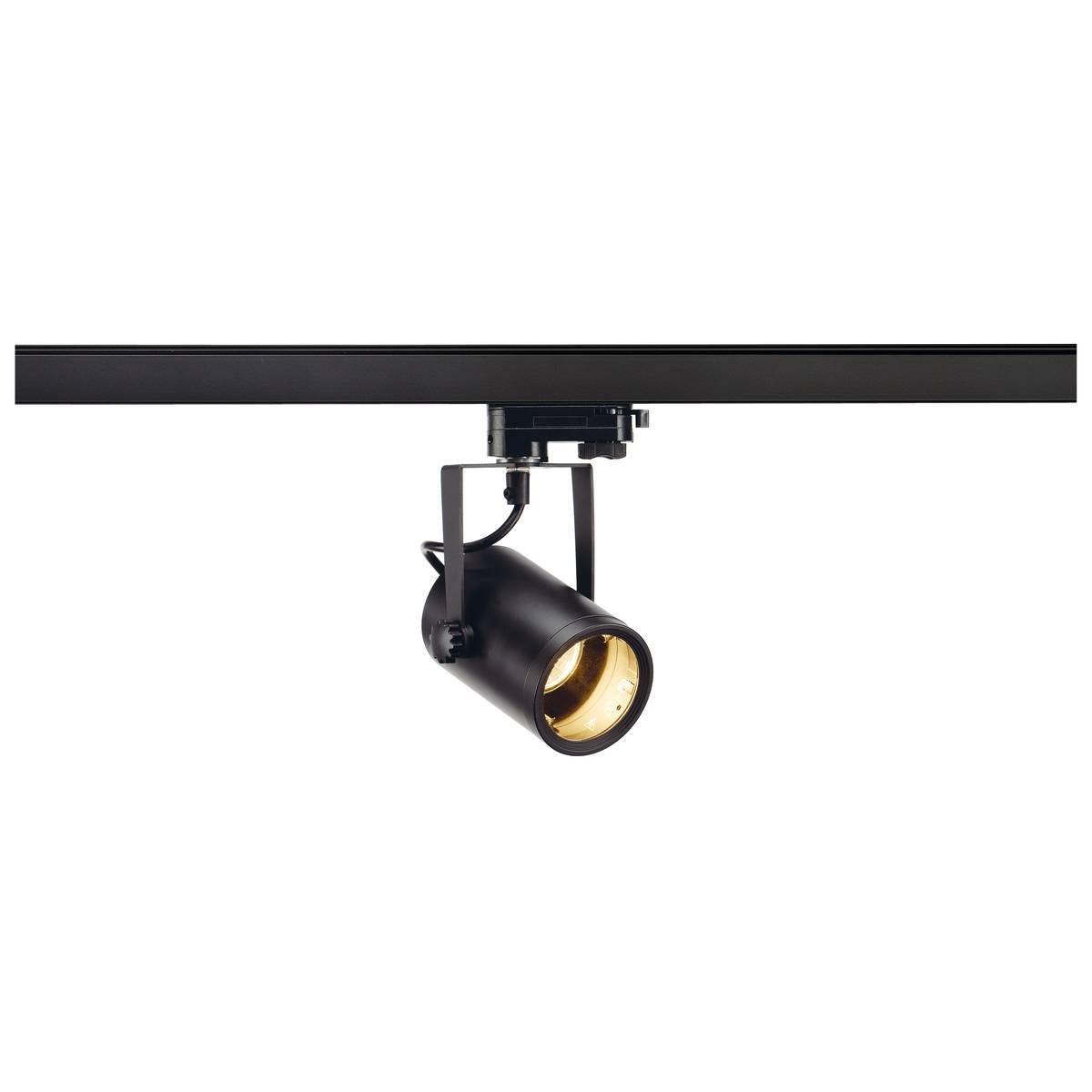 SLV No. 153850 EURO SPOT GU10 max. 25W schwarz inkl. 3Phasen-Adapter