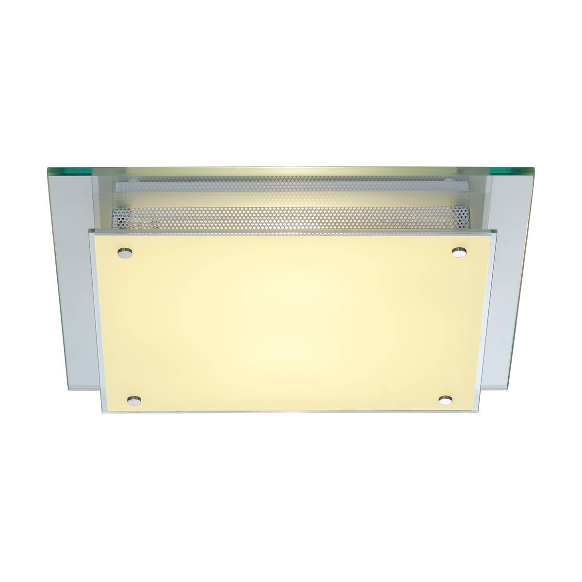 SLV No. 155180 GLASSA SQUARE E27 Deckenleuchte eckig 2xE27 max. 2x60W