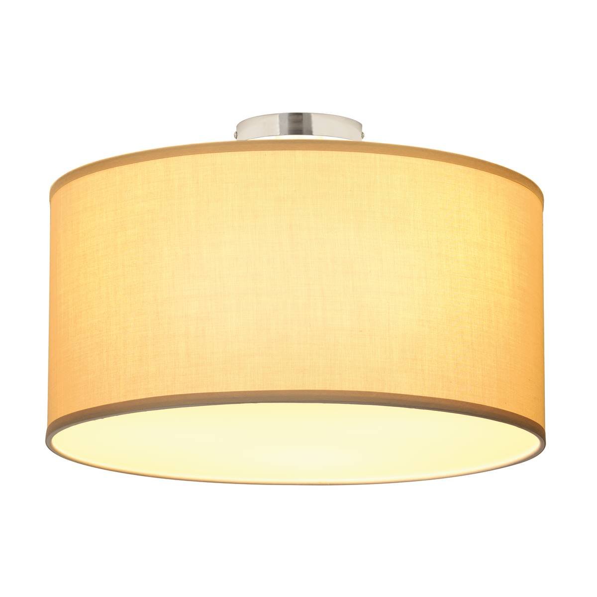 SLV No. 155373 SOPRANA Deckenleuchte CL-1 rund beiges Textil E27 max. 3x60W