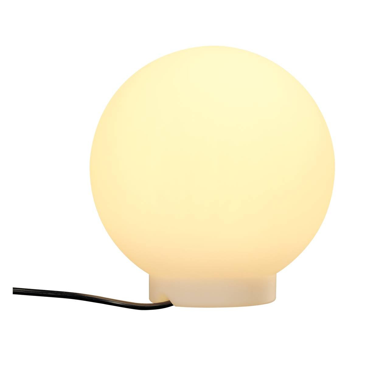 SLV No. 227219 ROTOBALL FLOOR 25 Aussenleuchte weiss E27 IP44