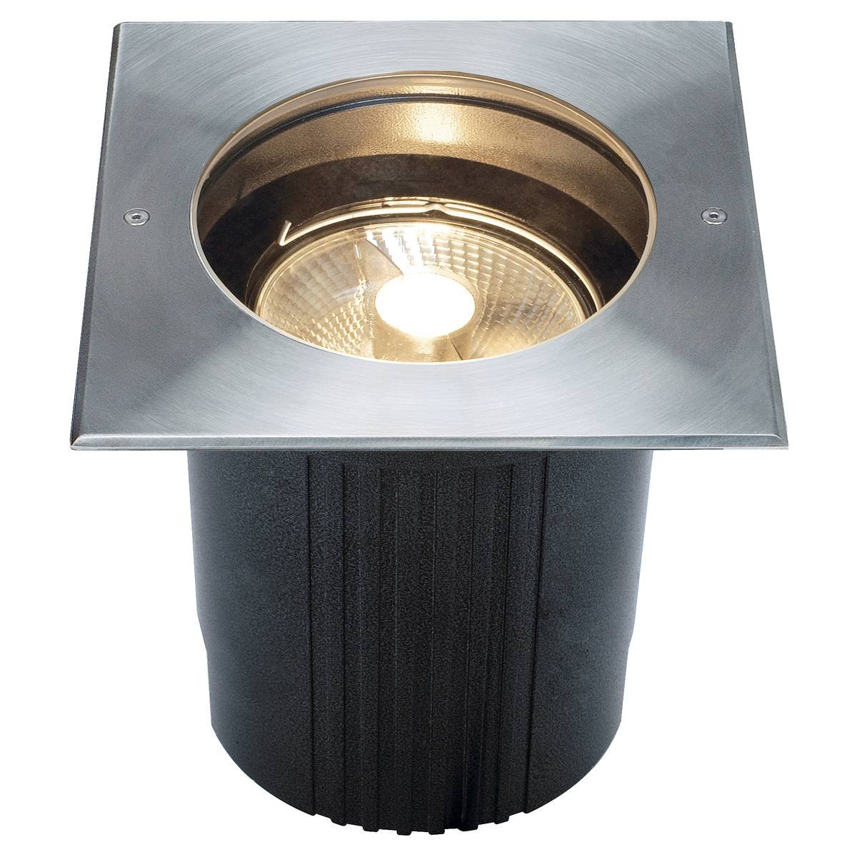 SLV No. 229234 DASAR 215 Bodeneinbauleuchte eckig Edelstahl 316 max. 75W IP67