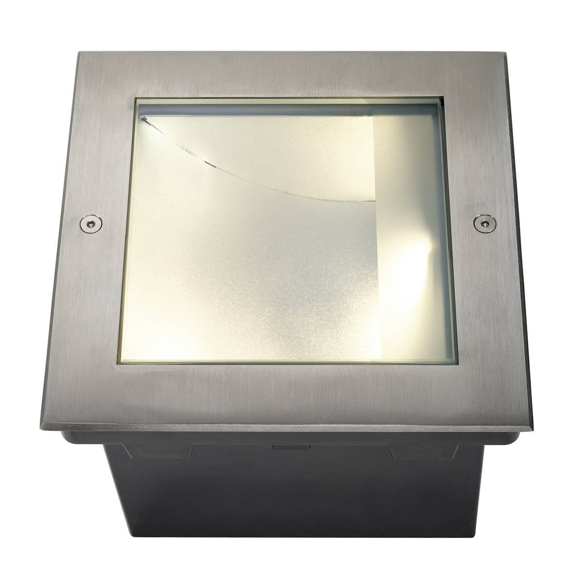 SLV No. 229383 DASAR 255 LED Bodeneinbauleuchte asymmetrisch Edelstahl 316 34W 3000K