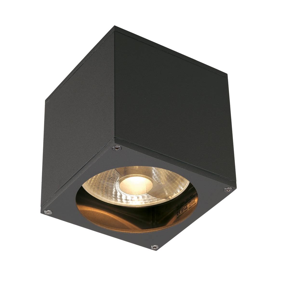 SLV No. 229565 BIG THEO WALL OUT Wandleuchte eckig anthrazit ES111 max. 75W