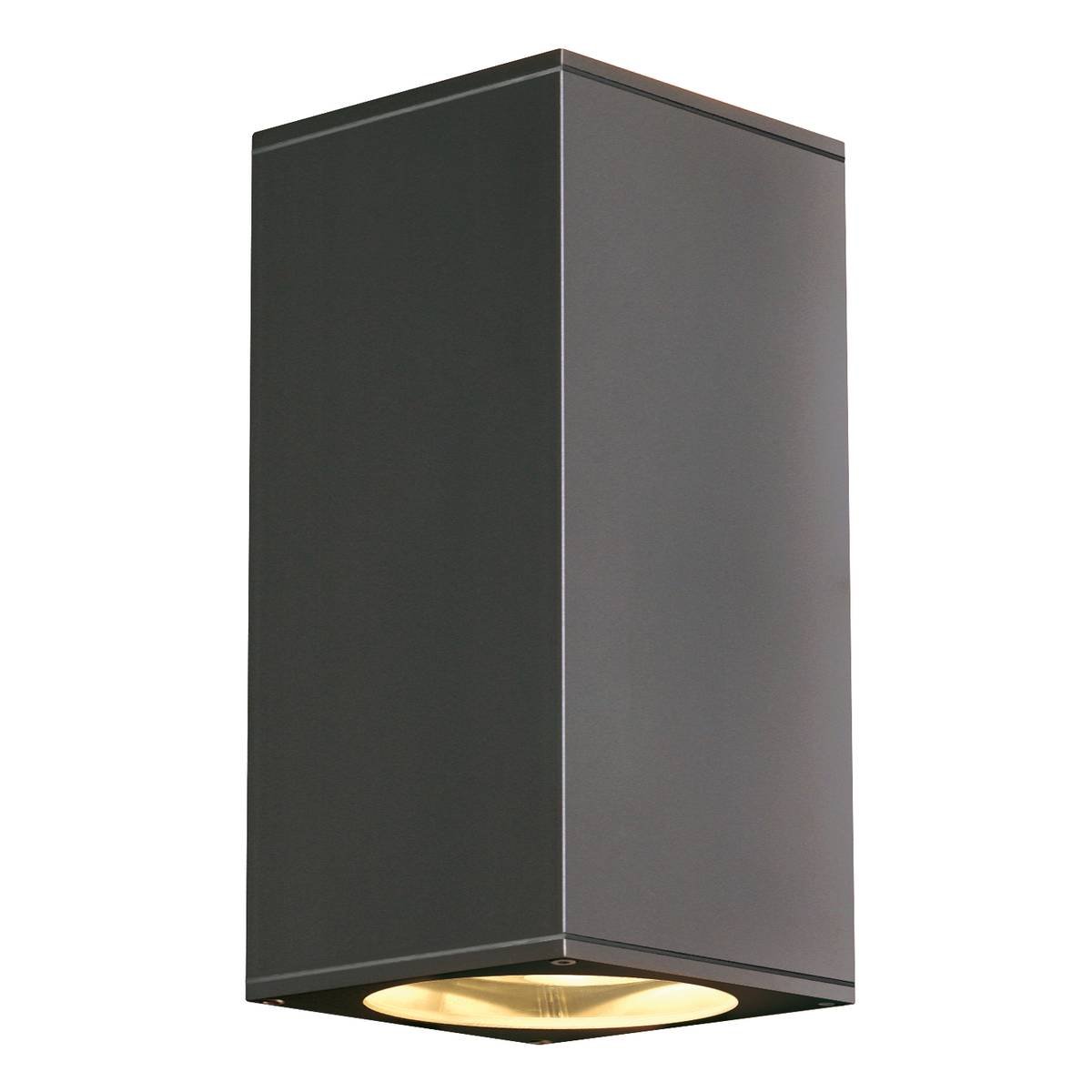 SLV No. 229575 BIG THEO UP DOWN Wandleuchte eckig anthrazit GU10 max. 150W