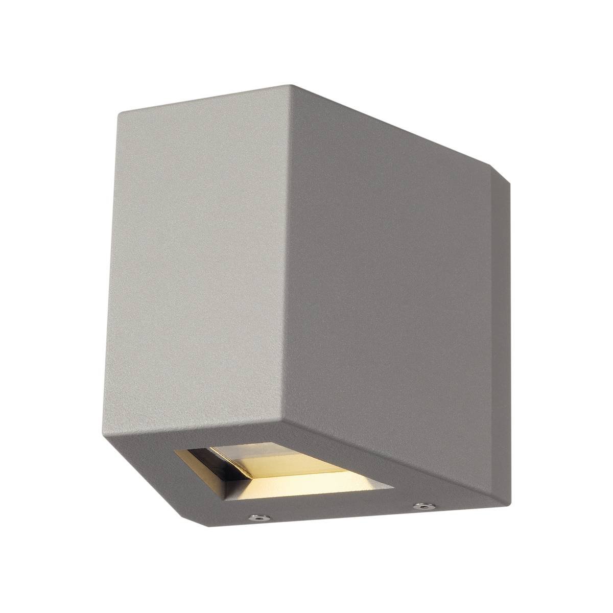 SLV No. 229664 OUT BEAM LED Wandleuchte Beam up Flood down silbergrau 3000 K