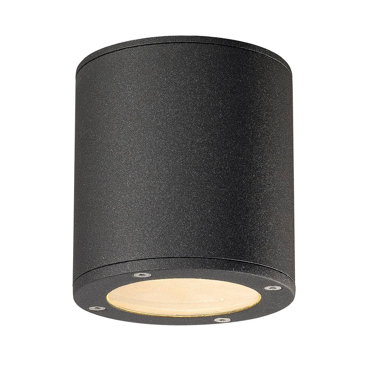 SLV No. 231545 SITRA CEILING Deckenleuchte rund anthrazit GX53 max. 9W