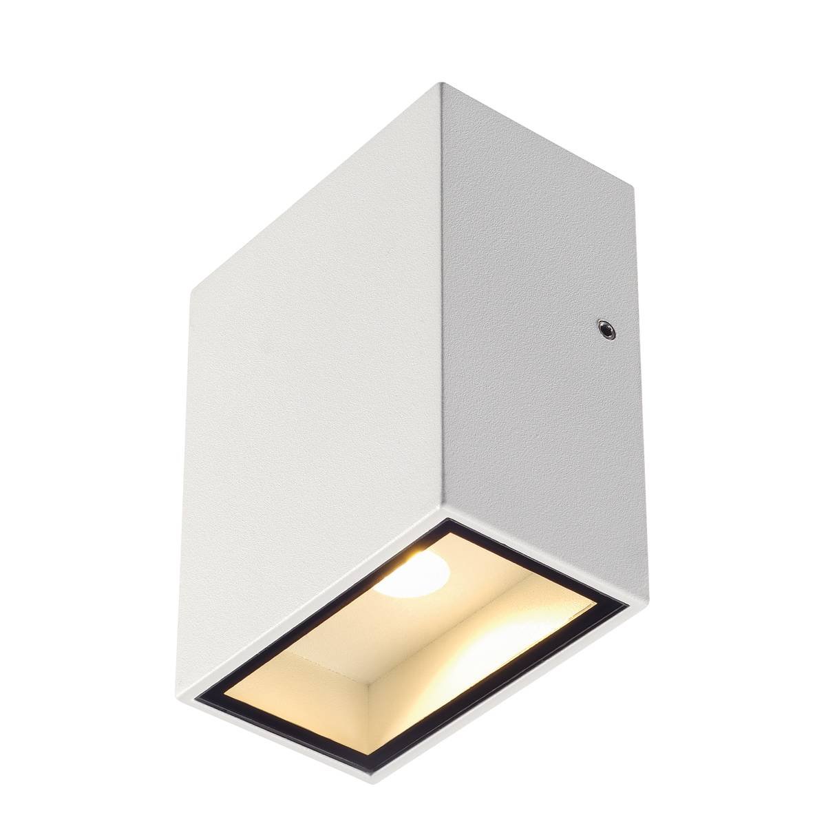 SLV No. 232431 QUAD XL 1 Wandleuchte eckig weiss LED 3000K IP44