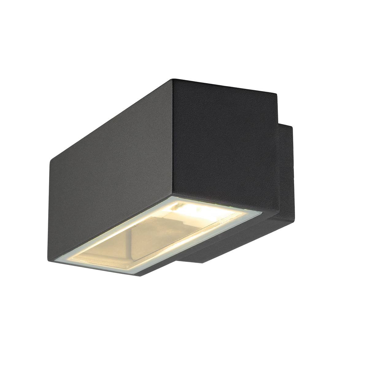 SLV No. 232485 BOX R7s Wandleuchte eckig anthrazit R7s max. 80W up-down