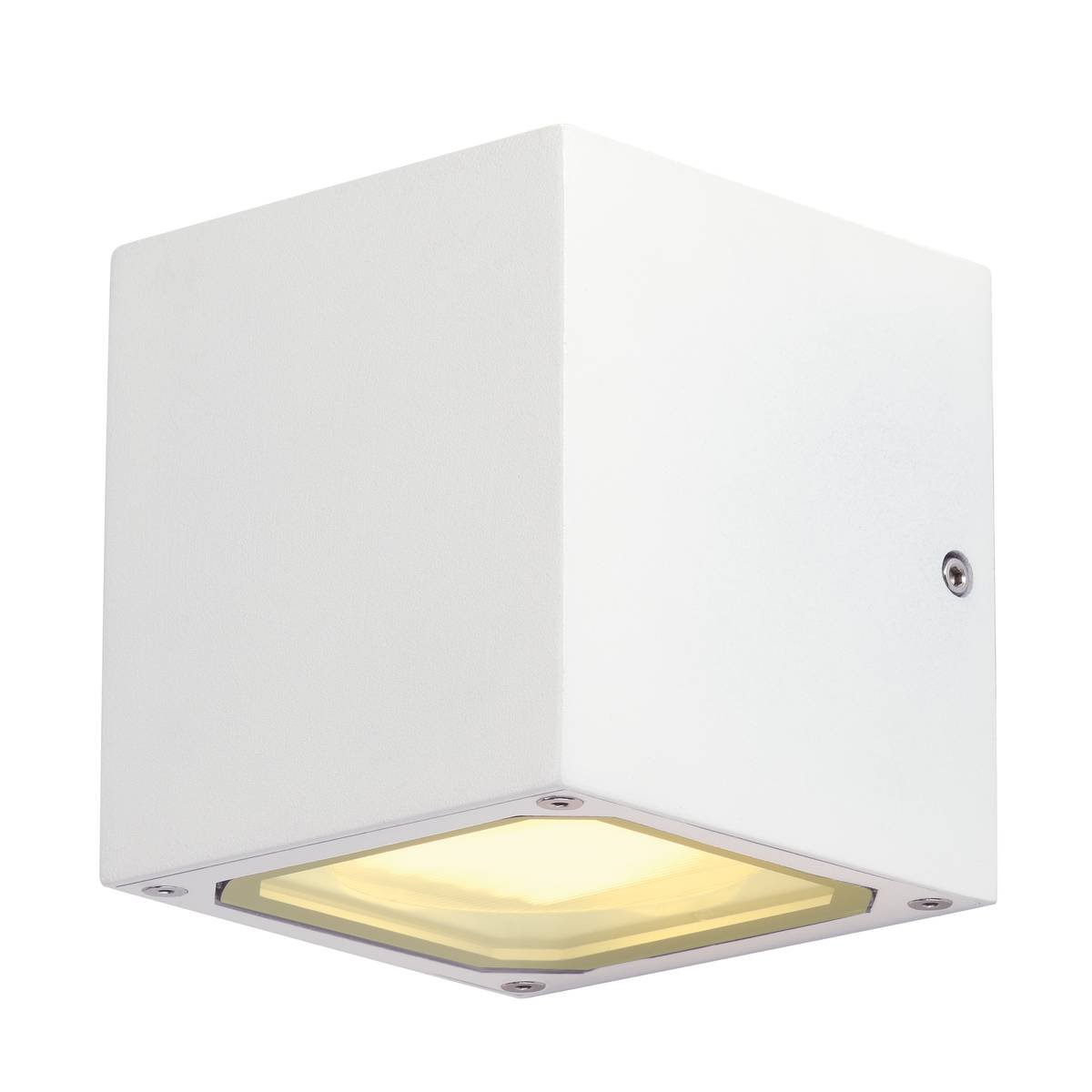 SLV No. 232531 SITRA CUBE Wandleuchte weiss 2xGX53 max. 2x9W